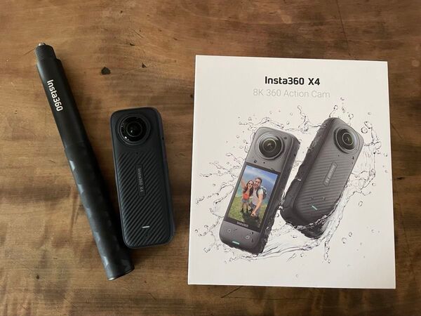 超美品! Insta360 X4 2024年12月購入 自撮り棒、保護キット付