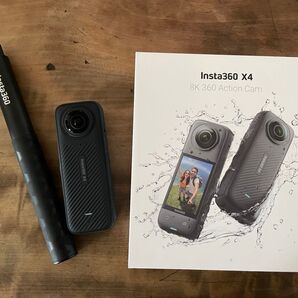 超美品! Insta360 X4 2024年12月購入 自撮り棒、保護キット付