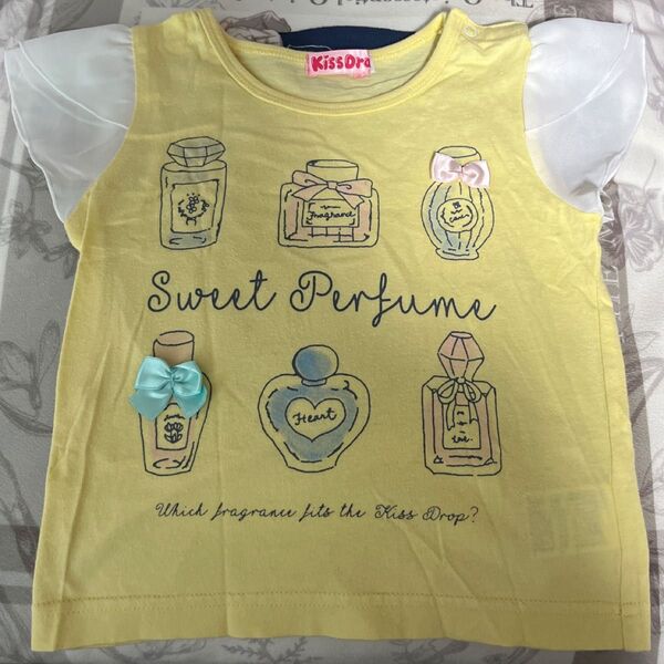 夏服 半袖 Tシャツ トップス フリル ベビー 80サイズ 子ども服