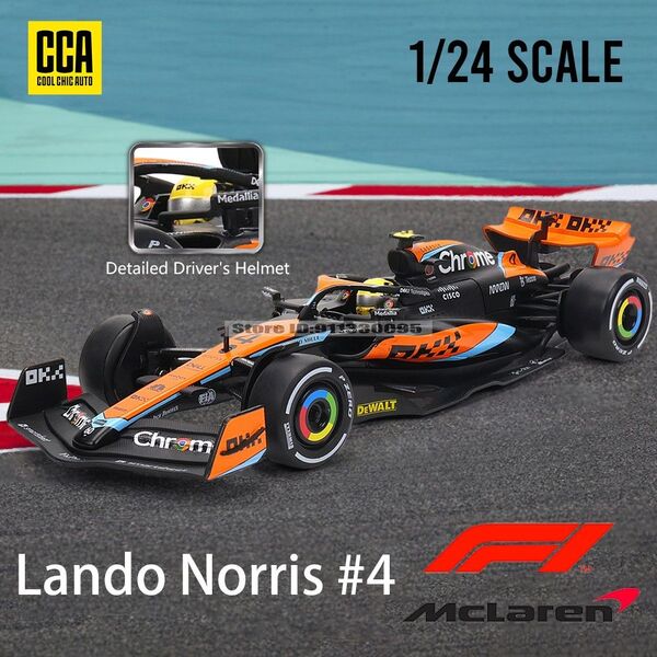 【中古】1/24 F1 ミニカー マクラーレン MCL60 #4.L.ノリス 2023年 オーストラリアGP