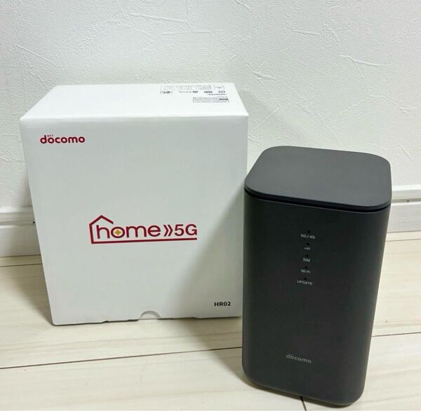 ドコモ docomo home 5G HR02 Dark Gray