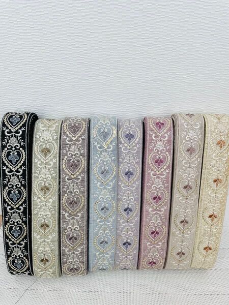 インド刺繍リボン お好きなリボン1m ハンドメイド ヘアアクセサリー ポーチ