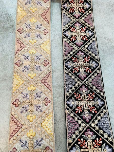 インド刺繍リボン お好きなリボン1m ハンドメイド ヘアアクセサリー ポーチ