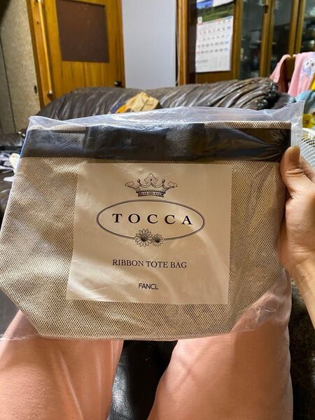 TOCCA リボントートバッグ ベージュ 新品未使用 ノベルティ