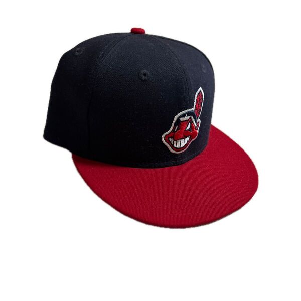 New Era クリーブランド・インディアンス キャップ ネイビー