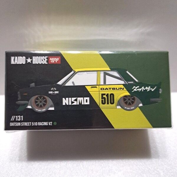 未開封品 1/64 MINI GT ダットサン ストリート 510 Racing V2(左ハンドル)KHMG131
