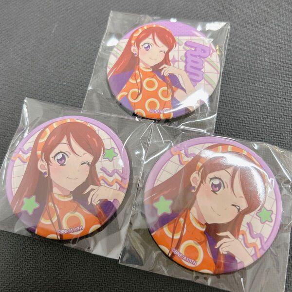 アイカツ 紫吹蘭 TSUTAYA 缶バッジ【即購入可】【即購入可】