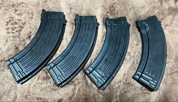 GHK AK用スチールマガジン4本セット フロンガス用