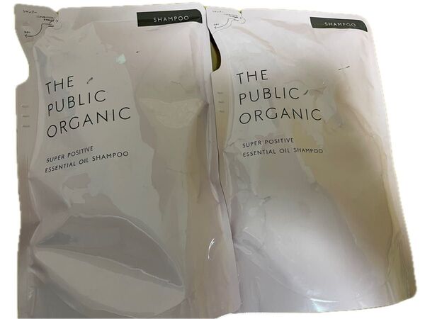 THE PUBLIC ORGANIC スーパーポジティブ エッセンシャルオイルシャンプー 2袋