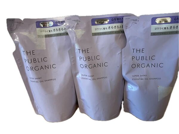 THE PUBLIC ORGANIC スーパーシャイニー エッセンシャルオイルシャンプー 3個