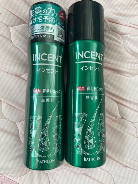 【2個セット】BATHCLIN INCENT 薬用育毛トニック 無香料