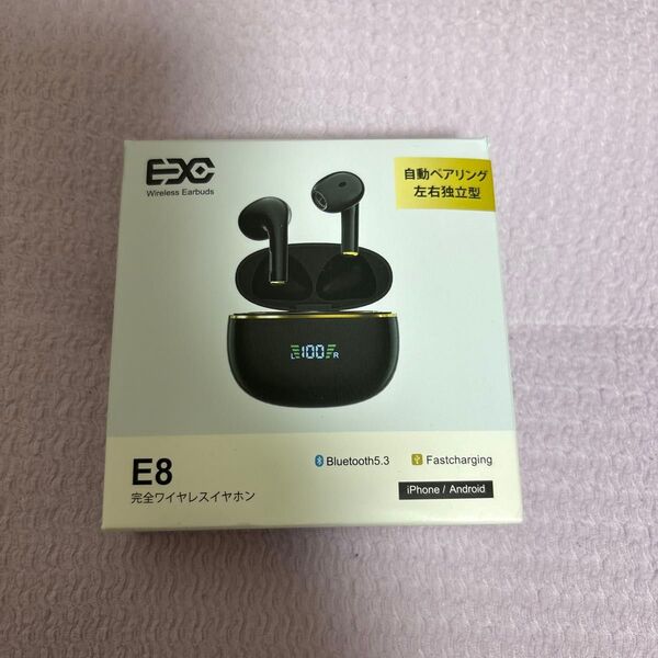 EXC E8 完全ワイヤレスイヤホン ブラック