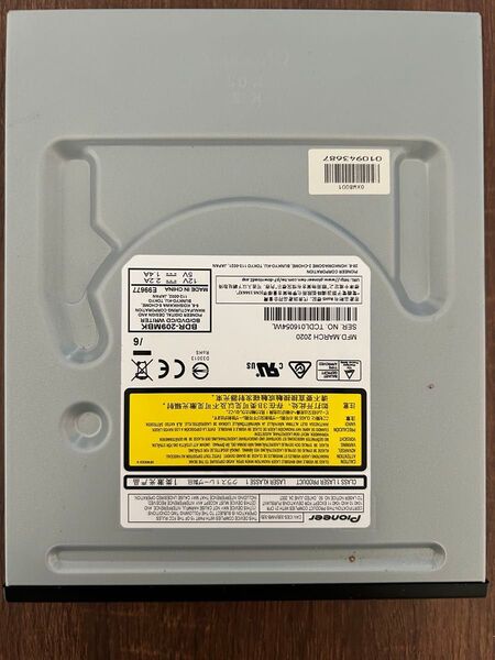 Pioneer BDR-209MBK BD/DVD/CDライター