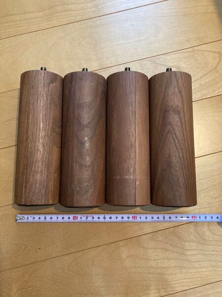無印良品 MUJI ダブルベッド ベッド 脚 脚付きマットレス 木製脚 訳あり