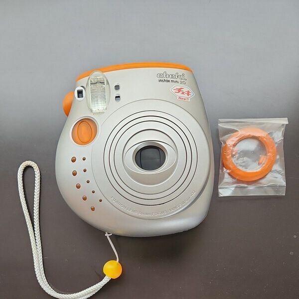 chek instax mini 20 チェキ 本体 オレンジ