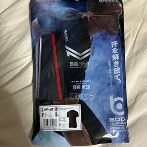 BODY TOUGHNESS デュアルメッシュ ショートスリーブ クルーネックシャツ Lサイズ 半袖 ドライシャツ