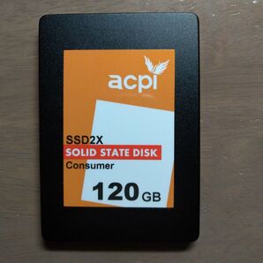 acpi SSD2X 120GB SATAIII SSD ジャンク PCパーツ SATA HDD ハードディスク