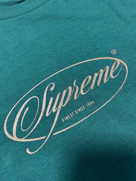 supreme スプリクトロゴ Tシャツ 美品