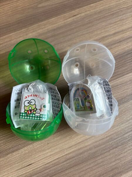 サンリオ レトロミニチュアチャーム2 ハローキティ砂時計とけろけろけろっぴ財布 まとめ売り