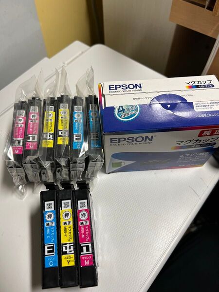 EPSON マグカップ用インクカートリッジ 6個 まとめ売り オマケ中古3個