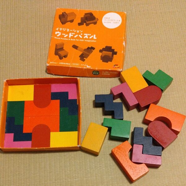 イマジネーション ウッドパズル 木製 ブロック 知育玩具 こどもちゃれんじ