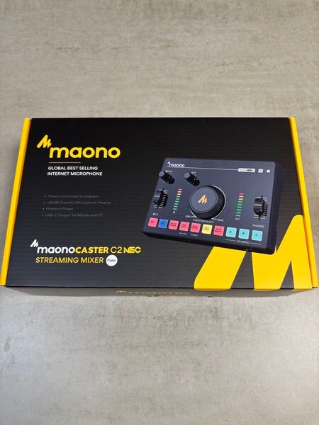 MAONO オーディオミキサー オーディオインターフェース AMC2 NEO ホワイト