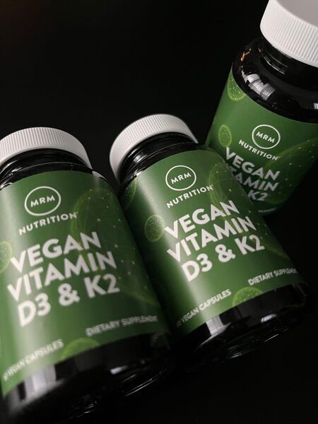 VEGAN VITAMIN D3 & K2 サプリメント 3個セット