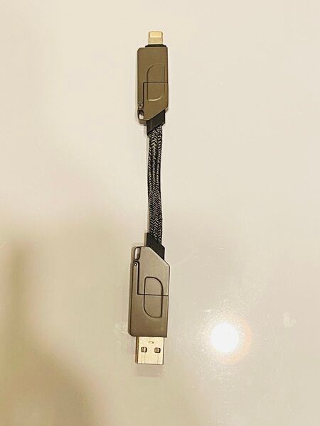 6in1 USBケーブル Lightning USB-A Type-C