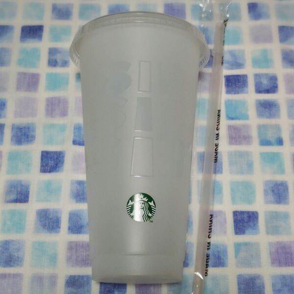 スターバックス STARBUCKS スタバ 2025ミステリーカラーチェンジングリユーザブルコールドカップ ブルー 青