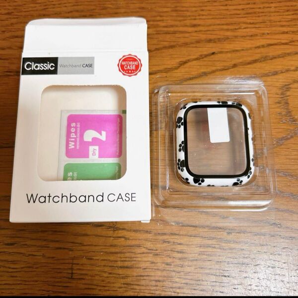 44mm TOMAZON Apple Watch用 全面保護ケース PCフィルム付き 軽量 装着簡単 高感度 防塵 かわいい色柄