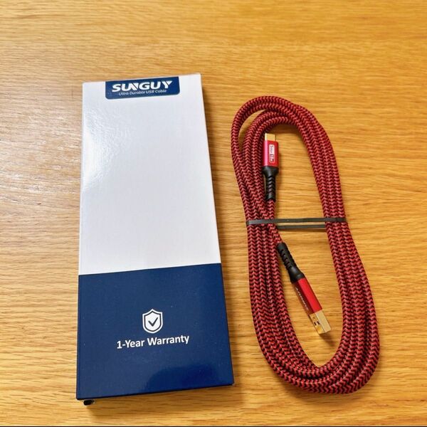 SUNGUY USB3.0 Gen1 USB Type C ケーブル 3M USB-A & USB-C 5Gbps高速データ転送