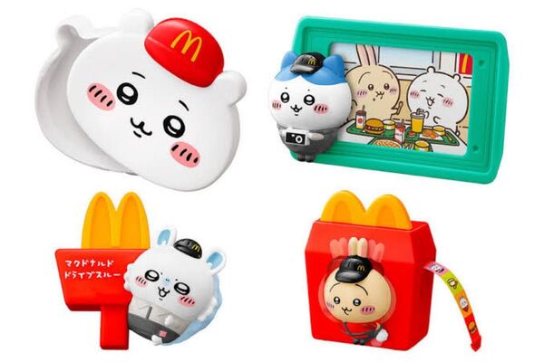 ちいかわ ハッピーセット 第2弾コンプリート マクドナルド うさぎ ちいかわ ハチワレ 4種類セット Chiikawa 小可