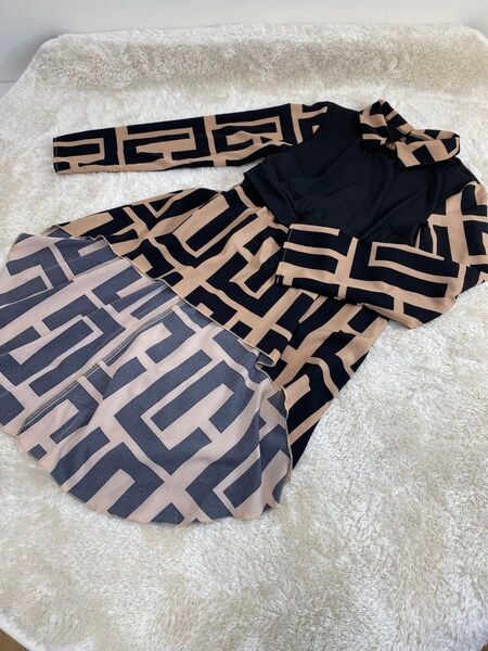 【 SHEIN 】未使用 ワンピース 長袖 サイズ L
