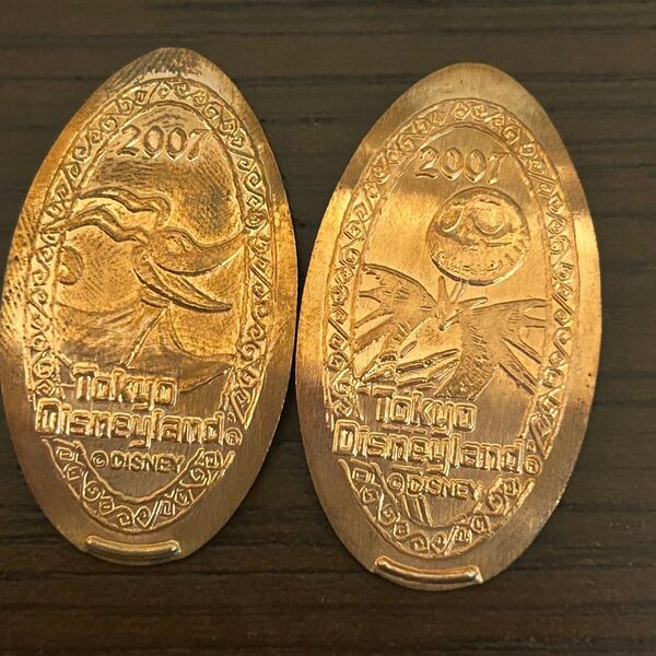 ジャック ゼロ ナイトメアビフォアクリスマス ディズニー スーベニアメダル