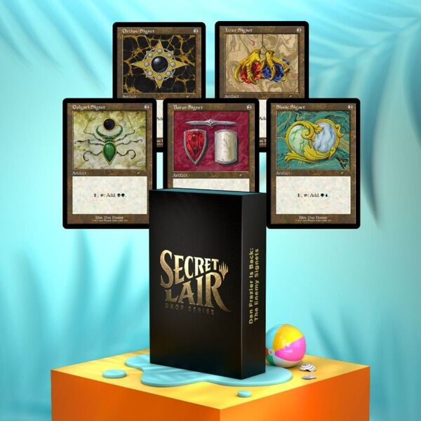MTG secret lair「Dan Frazier is Back: The Enemy Signets」