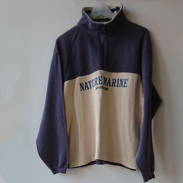 McGregor NATURE MARINE ハーフジップトレーナー M