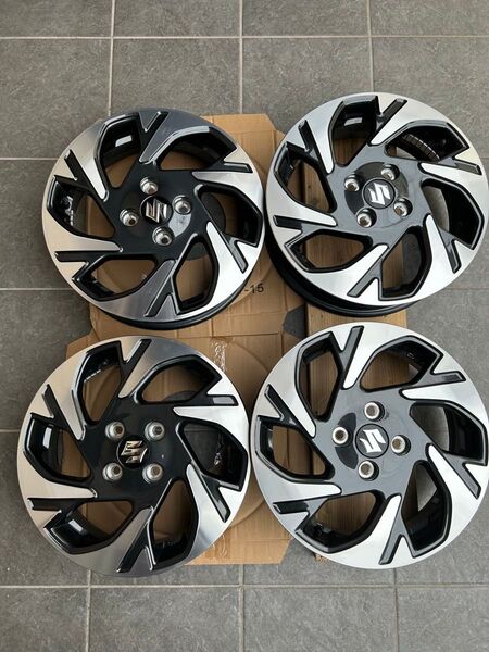 スズキ スペーシアカスタムXS 純正 ホイール 15インチ MK94S 新車外し 4本セット②