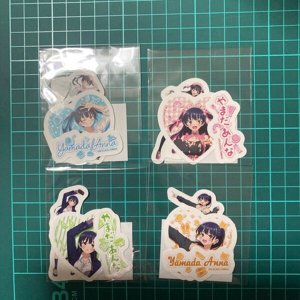 僕の心のヤバいやつ webくじ F賞ステッカー4種コンプ品
