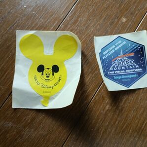 スペースマウンテン、バルーンシール2枚セット