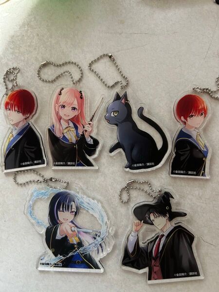 黒猫と魔女の教室 アクリルキーホルダー 6個セット
