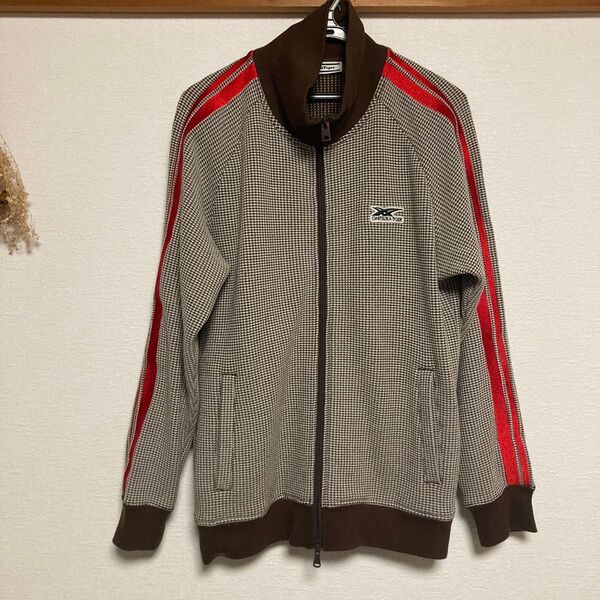 オニツカタイガー TRACK TOP セットアップ可能 トラックジャケット ワッフル素材 Mサイズ