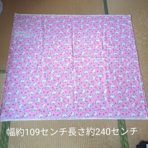 ★当時物★ ハローキティ プリント生地 ピンク 1999年 超希少 サンリオ