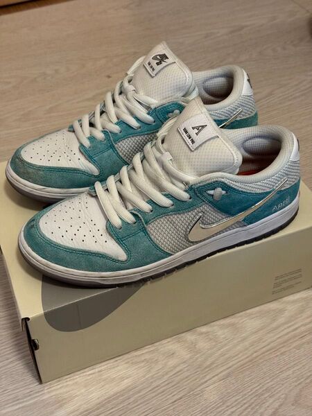 APRIL SKATEBOARDS × Nike SB Dunk Low Pro QS White and Multi-Color