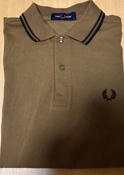 美品!FRED PERRY ポロシャツ ベージュ M3600
