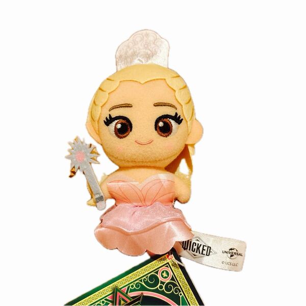 新品未使用 ウィキッド ふたりの魔女 マスコット グリンダ ぬいぐるみ