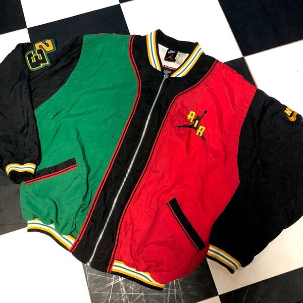 90s Nike Jordan Bulls Malocolm X Brothaman Cross Colours ナイロン