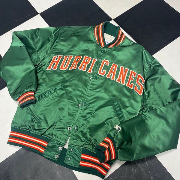 90s STARTER Miami Hurricanes マイアミハリーケンズ 2live crew マイアミベース ジャケット
