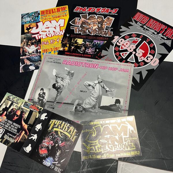 90s Jam on The Groove ブレイクダンス Zulu Nation Tribal Gear チラシ 広告