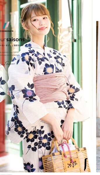 創美苑 レディース 浴衣セット 作り帯 浴衣/帯 bonheur saisons ボヌールセゾン