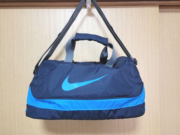 NIKEナイキ プールバッグボストンバッグ ネイビー×ブルー